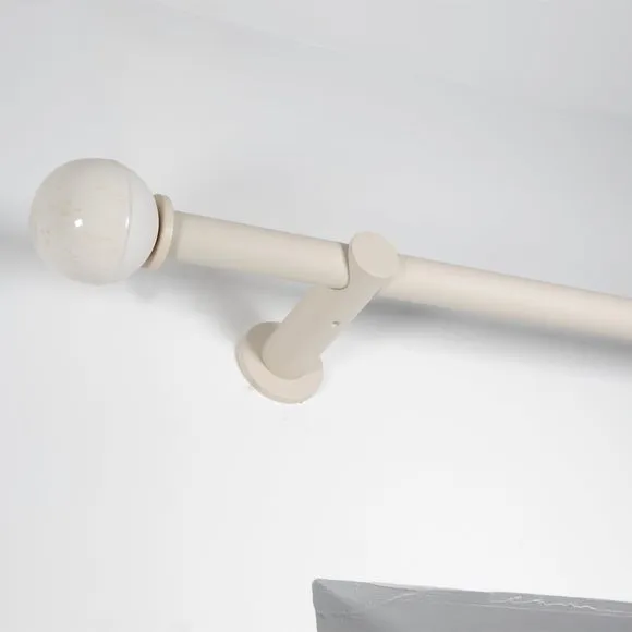 Reactive Glaze Extendable Metal Eyelet Curtain Pole