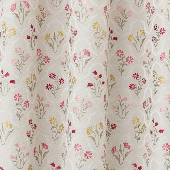 Fleur Floral Jacquard Eyelet Curtains 3