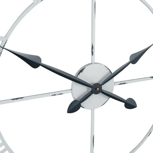 Antique Metal Skeleton Wall Clock 4