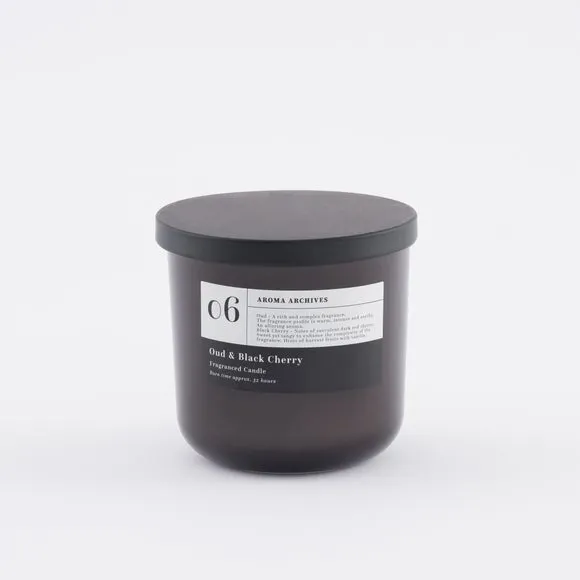 Aroma Archives No.6 Oud & Black Cherry Multi Wick Candle 5