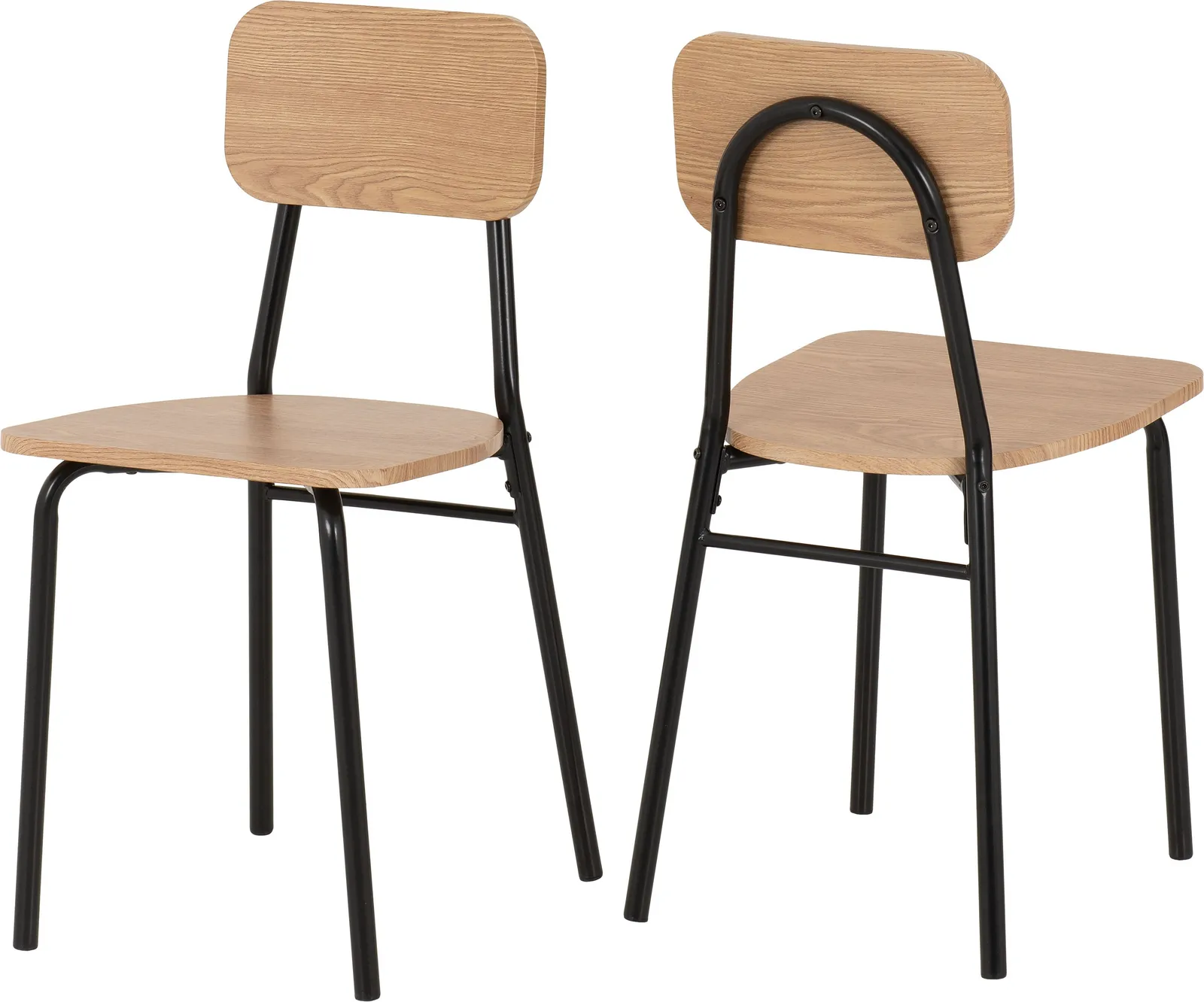 Seconique Warren 1+2 Dining Set in Light Oak 6