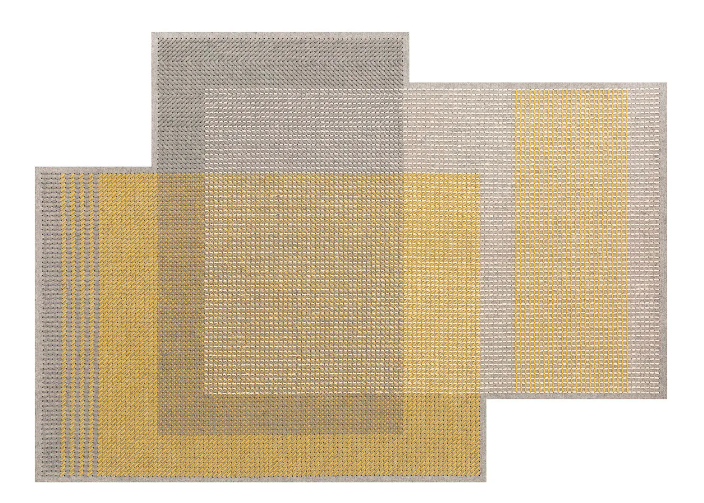 Gandia Blasco Canevas Geo Rug Grey 170 x 240cm