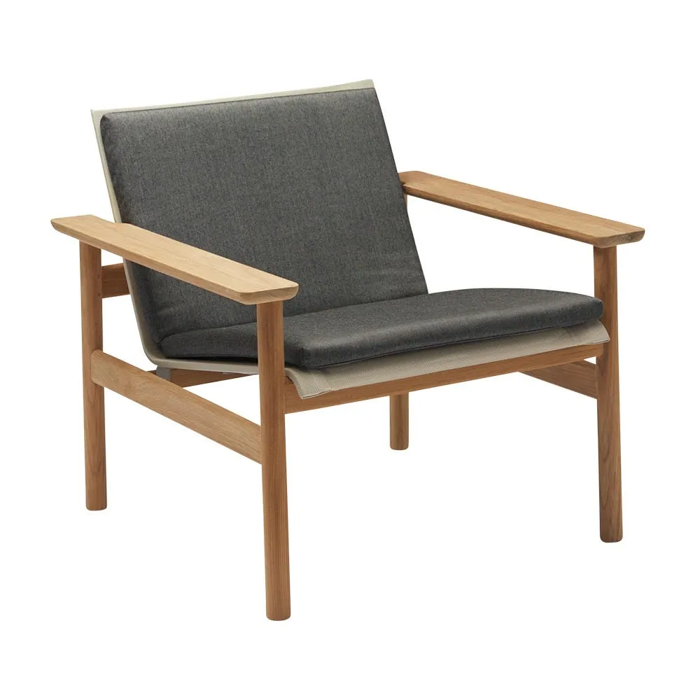 Fritz Hansen Pelagus Lounge Chair Cushion Charcoal 2