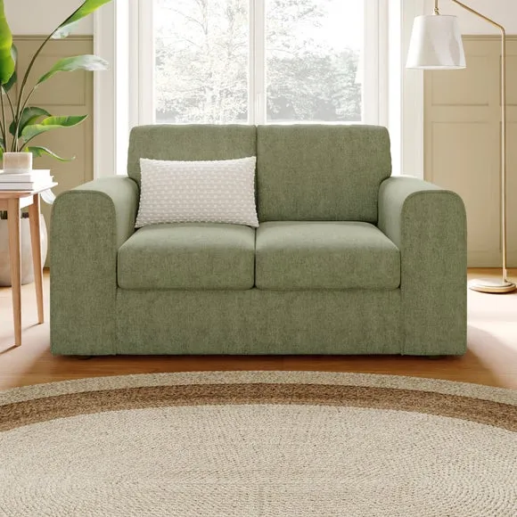 Abel Vintage Soft Chenille 2 Seater Sofa 1