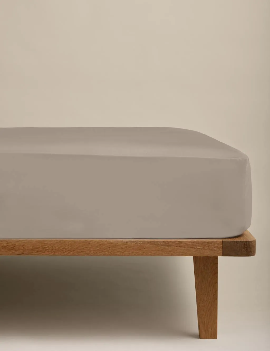 M&S Egyptian Cotton 230 Thread Count StayPut Fitted Sheet Mink