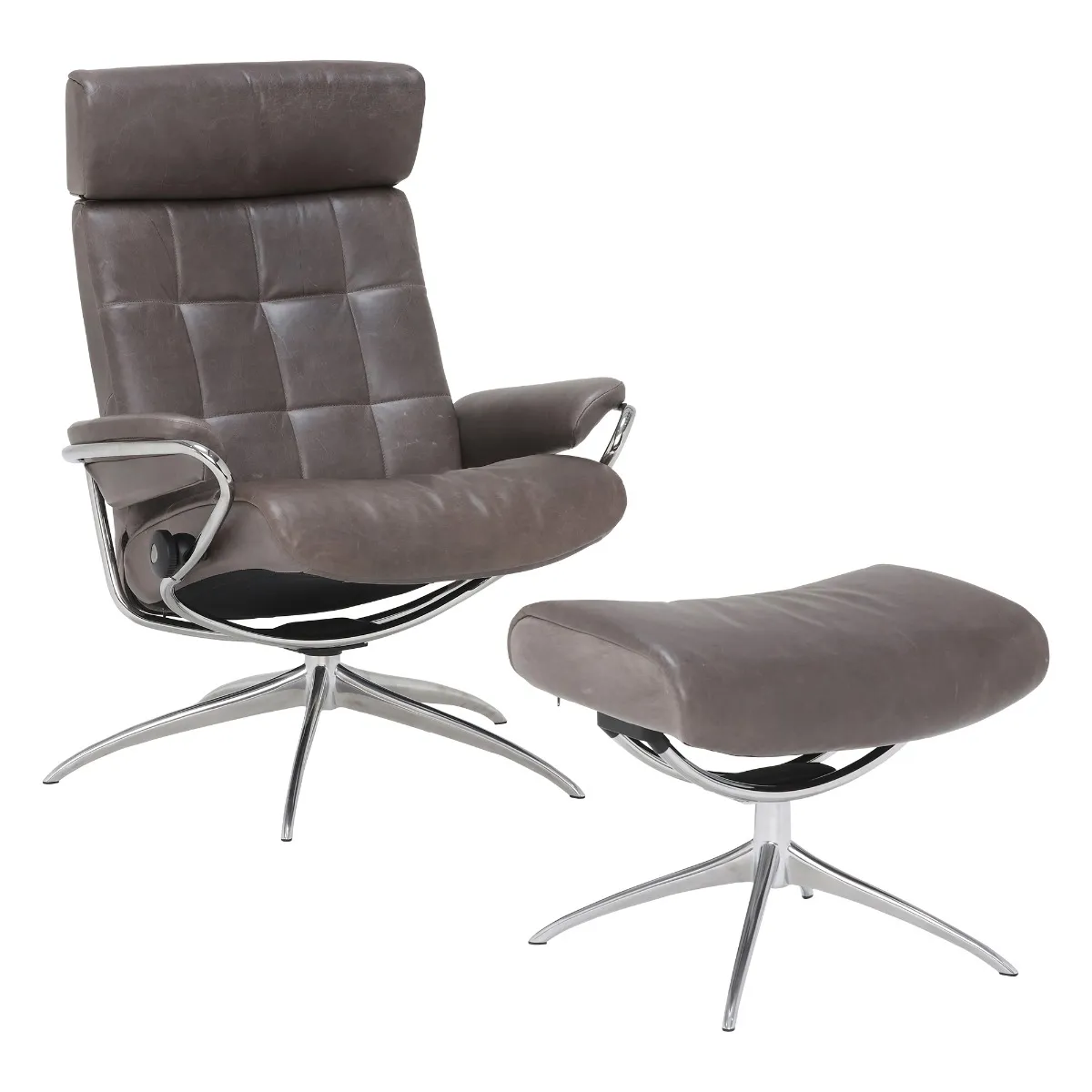 Stressless London Chair & Footstool, Pioneer