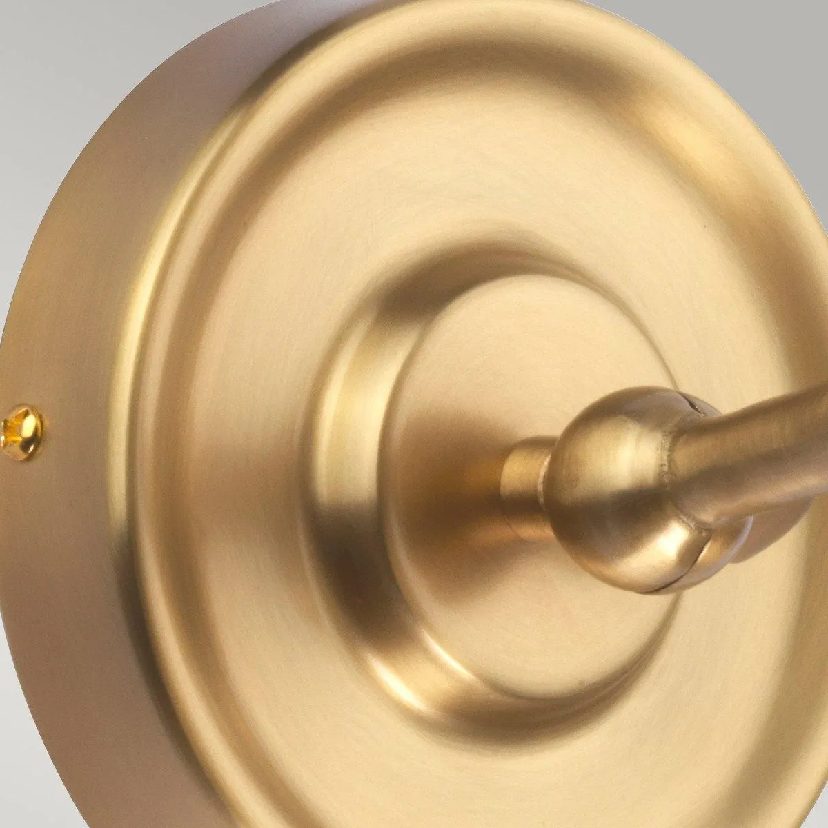 Netlighting Provence 1 Light Indoor Dome Wall Light Aged Brass E27 in Yellow 2