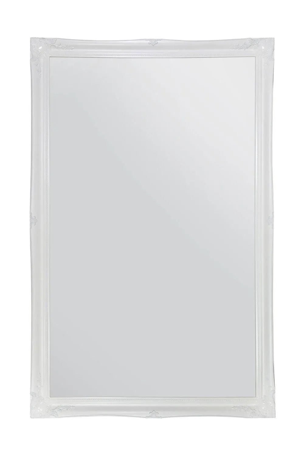 MirrorOutlet "Hamilton" White Shabby Chic Design Wall/Leaner Mirror 167cm x 106cm 2
