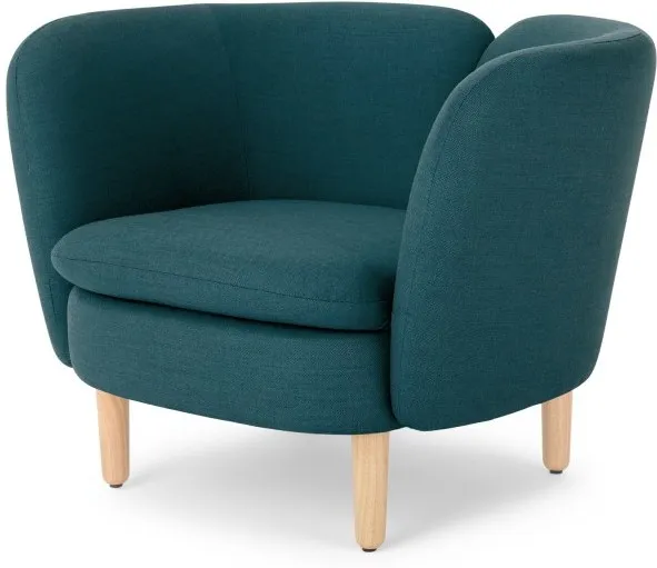 Elio Accent Armchair, Breeze Teal Weave