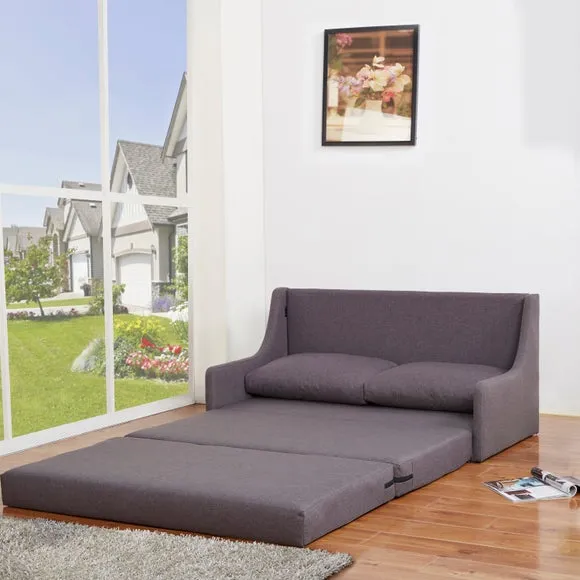 Dos Fabric Double Sofa Bed 2