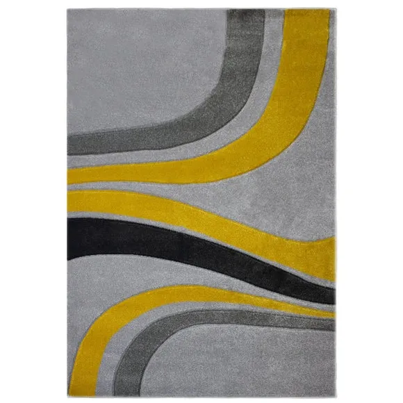 Mirage Flow Abstract Swirl Rug 5