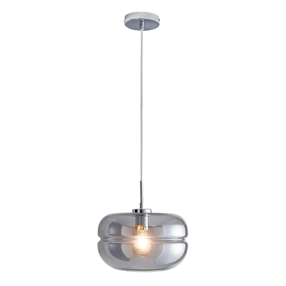 Joel 1 Light Ceiling Pendant, Smoke