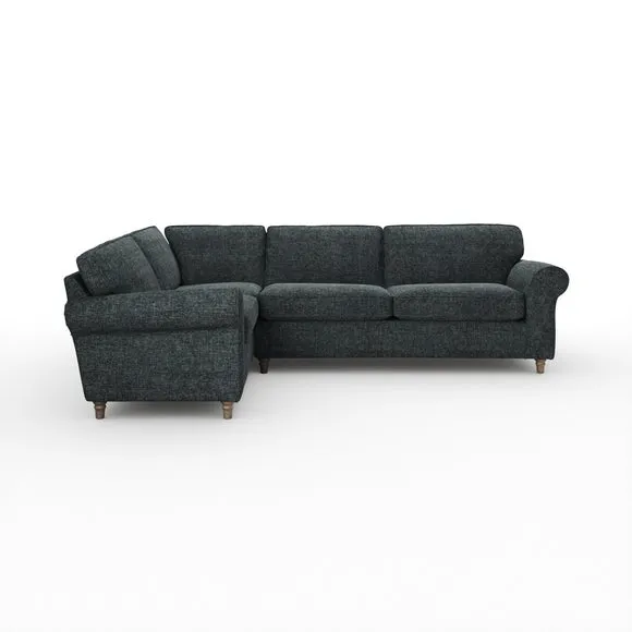 Flori Chunky Chenille Corner Sofa 6