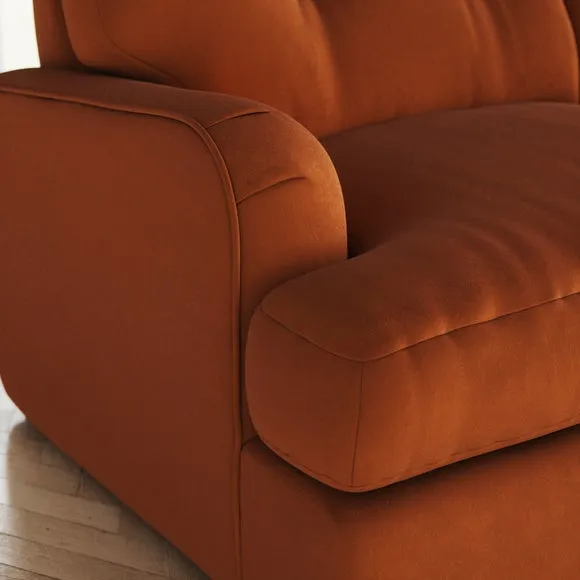 Martha Matte Plush Velvet 2 Seater Double Sofa Bed 4