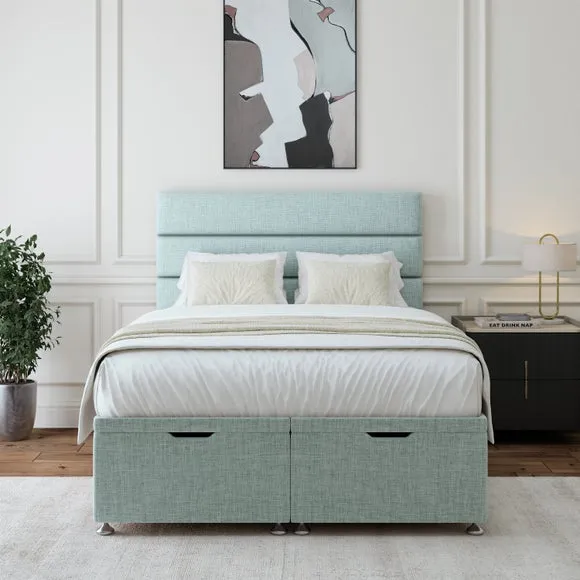 Woven Fabric End of Bed Ottoman Base 2