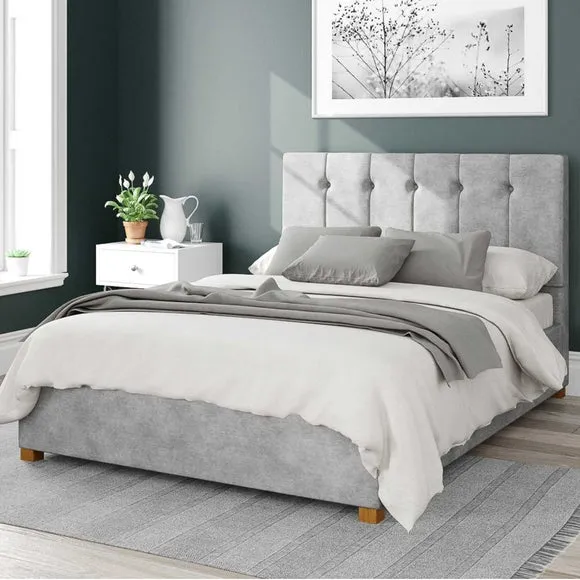 Hepburn Kimyo Linen Ottoman Bed Frame 1