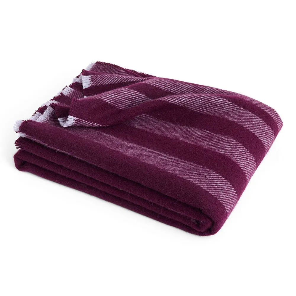 HAY Duo Throw Plum 2
