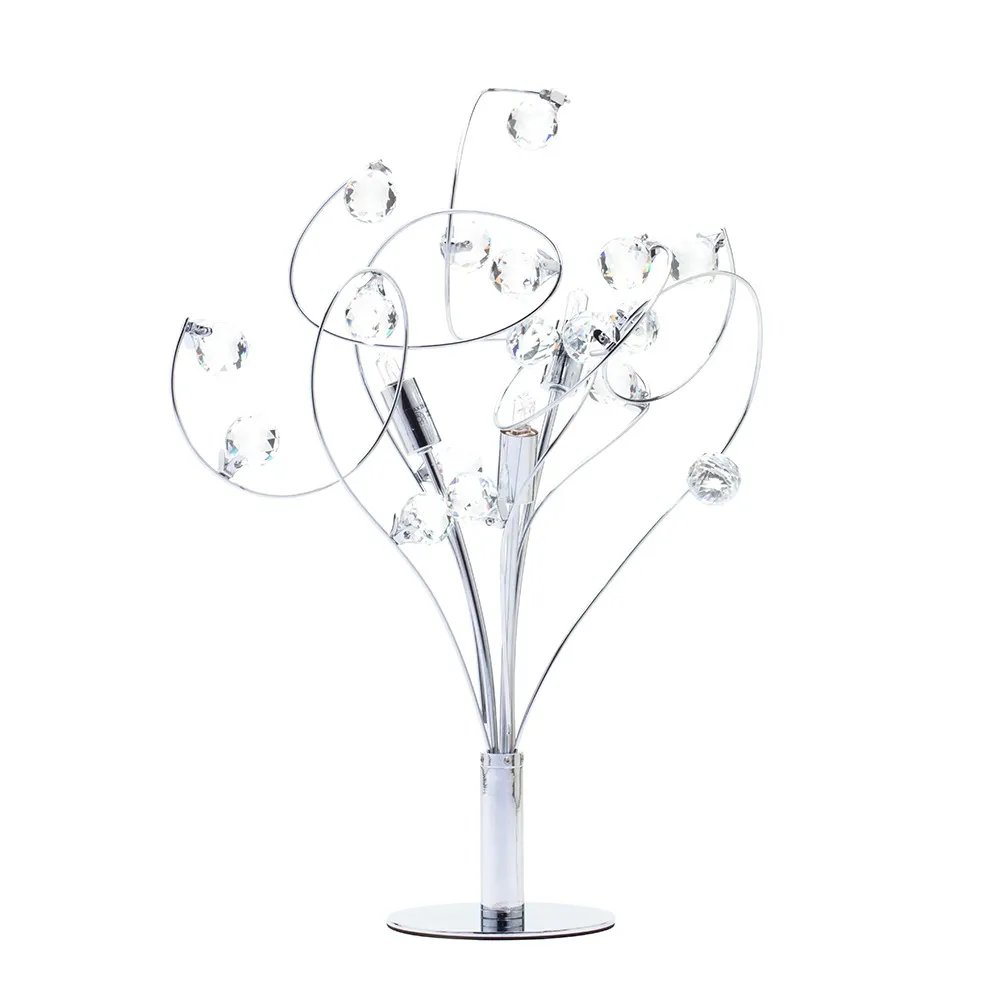 Lila Table Lamp, Chrome
