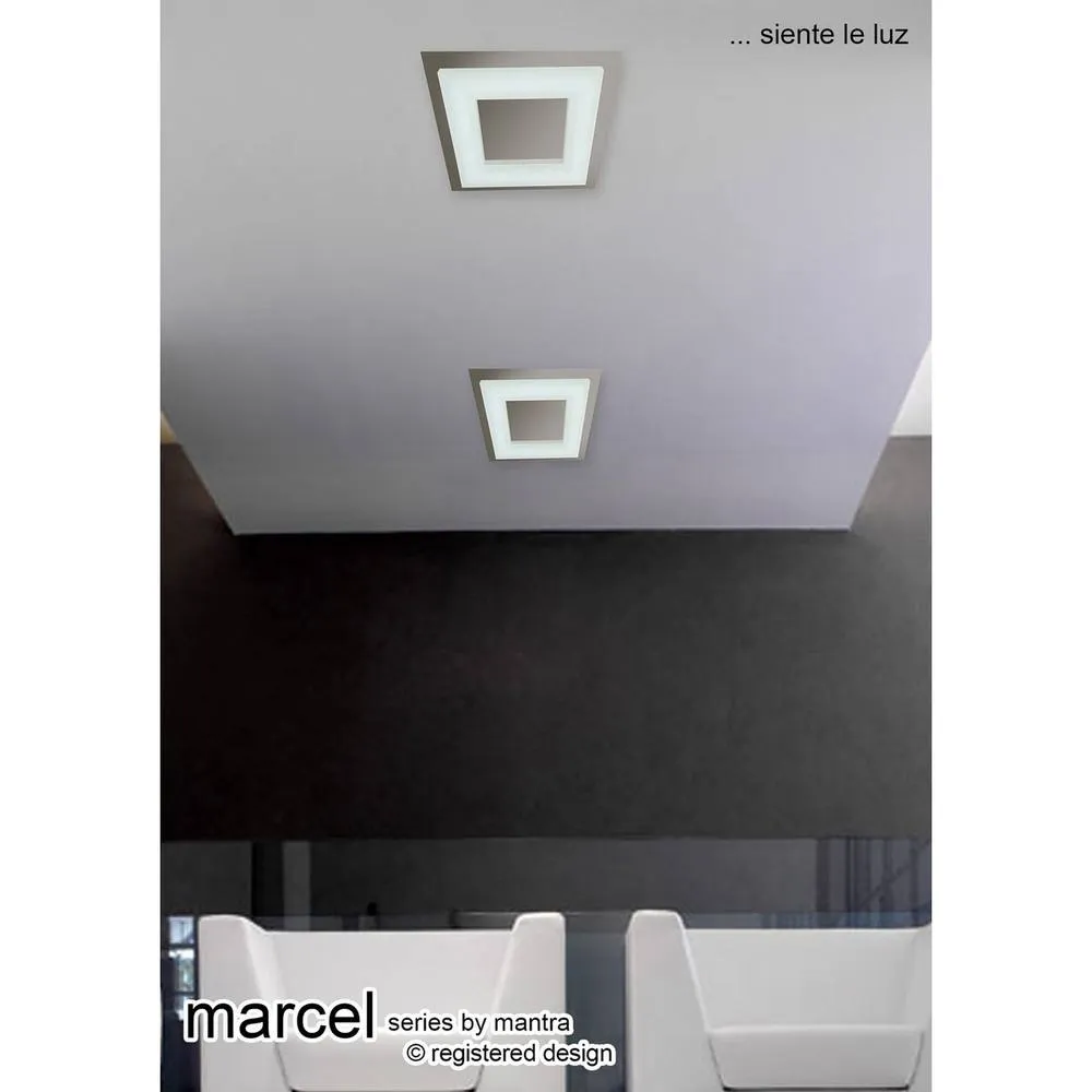 Netlighting Marc Wall Lamp 5W LED 3000K IP44 450lm Chrome Frosted Acrylic in Grey 6