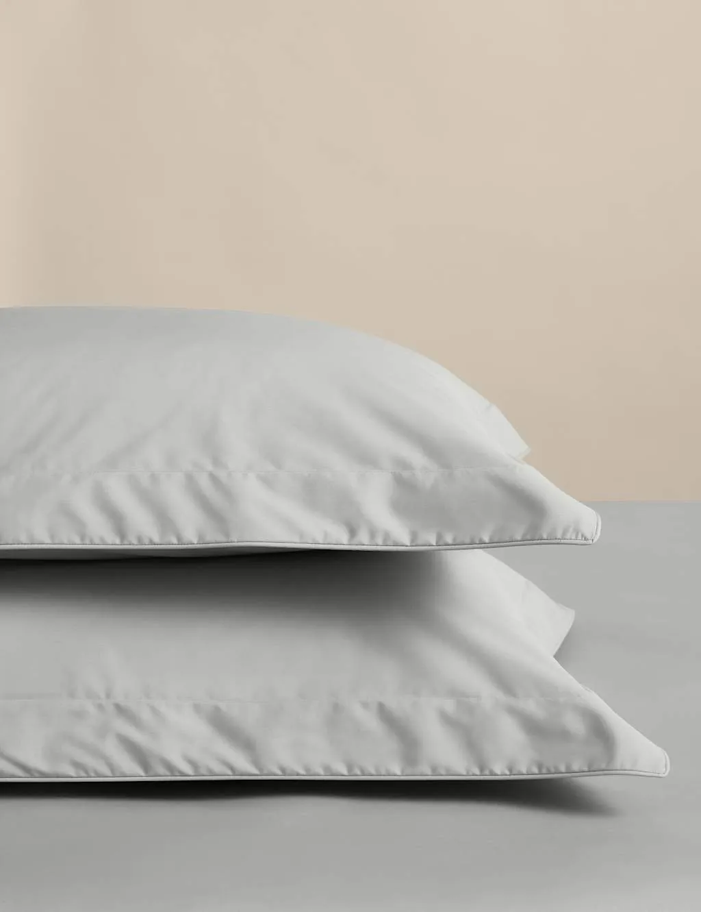 M&S 2 Pack Egyptian Cotton Oxford Pillowcases Dove