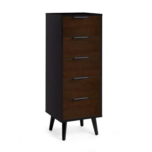 Alba Narrow 5 Drawer Chest 2