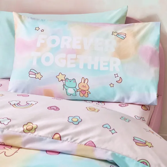 Catherine Lansfield Forever Together Polycotton Duvet Cover & Pillowcase Set 2