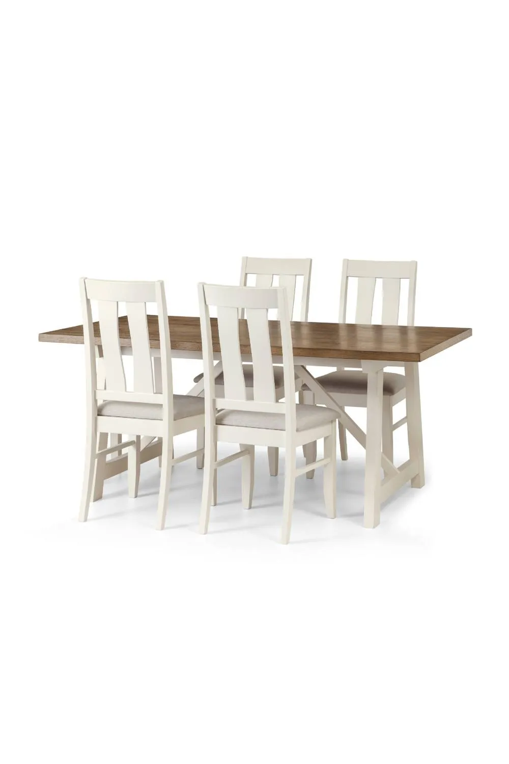 Julian Bowen Pembroke Dining Chair (Set of 2) in Ivory 6