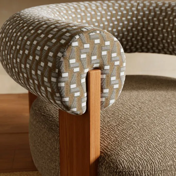 Fallon Cut Velvet Accent Chair 3