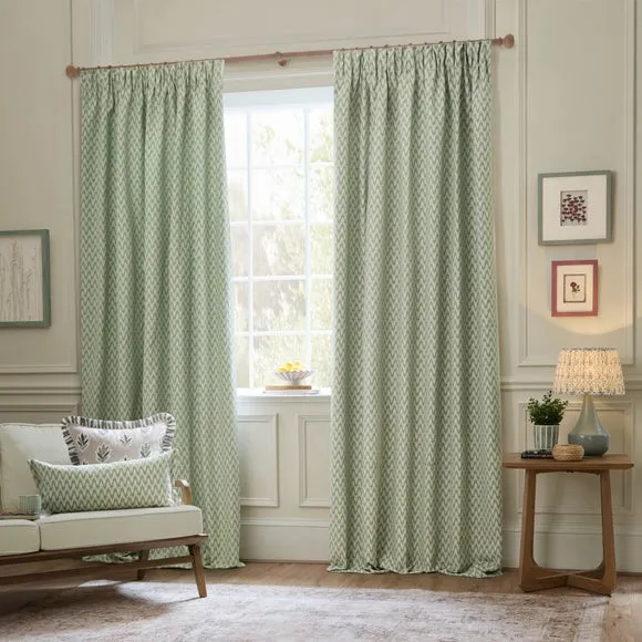 Sanderson Hutton Pencil Pleat Curtains 2