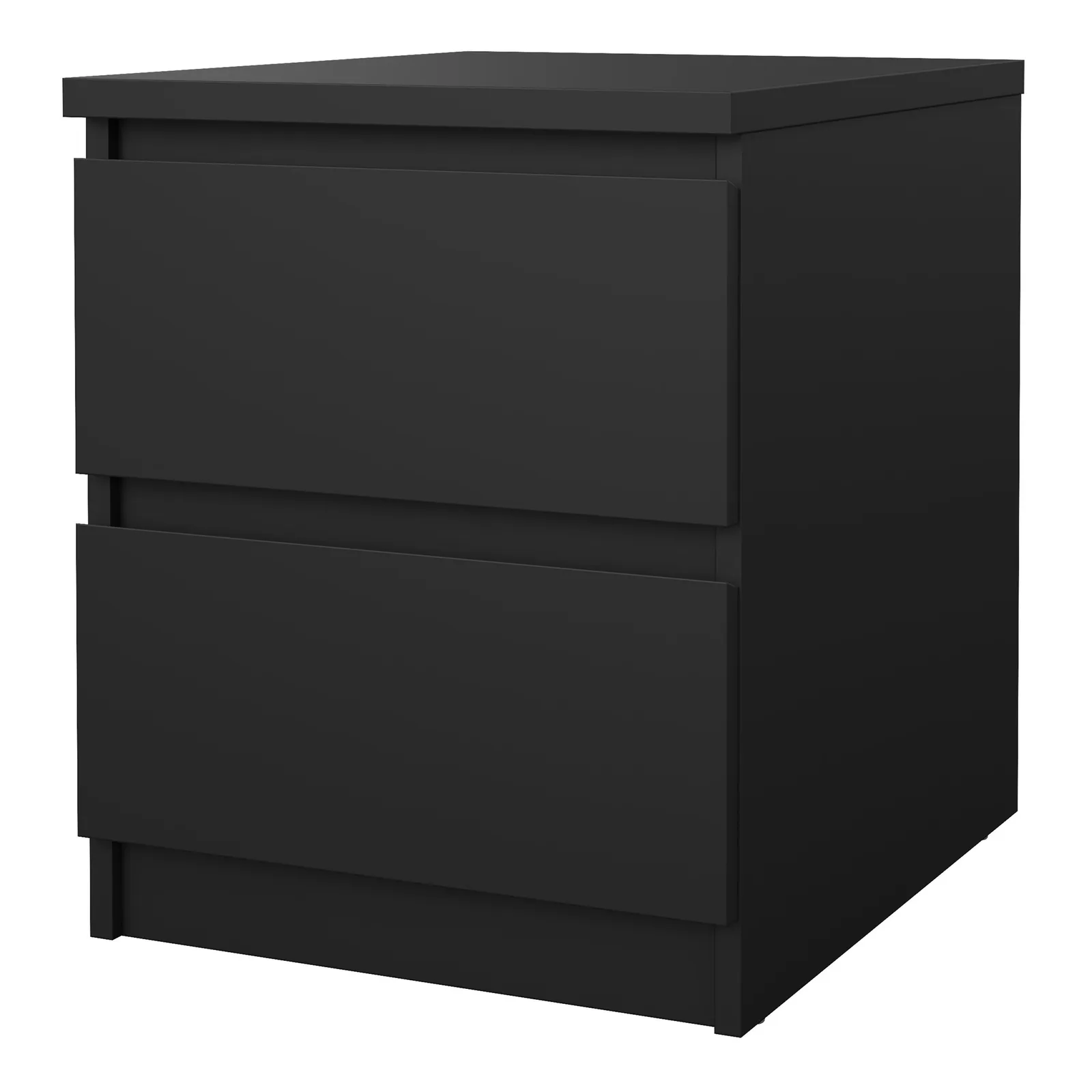 Furniture To Go Naia Bedside 2 Drawers in Black 3