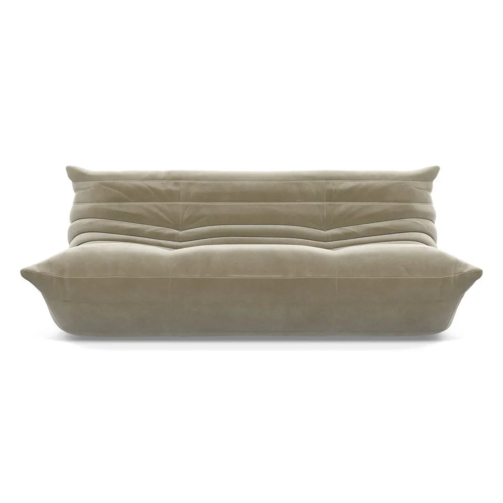 Ligne Roset Togo Large Settee Alcantara Sea Sand 3