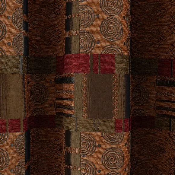 Prague Chenille Pencil Pleat Curtains 3
