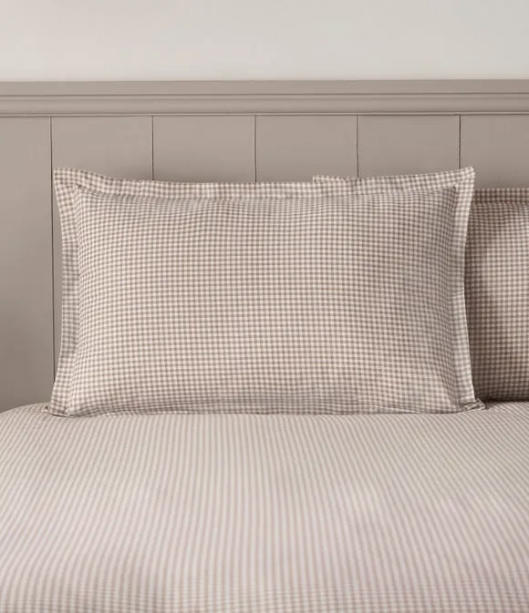 Sydney Gingham Polycotton Oxford Pillowcase
