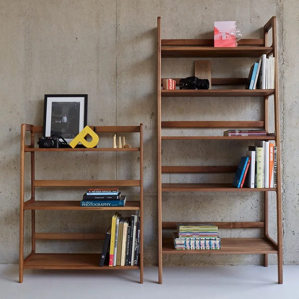 Scp Agnes High Shelving Unit Black Stained Oak 4