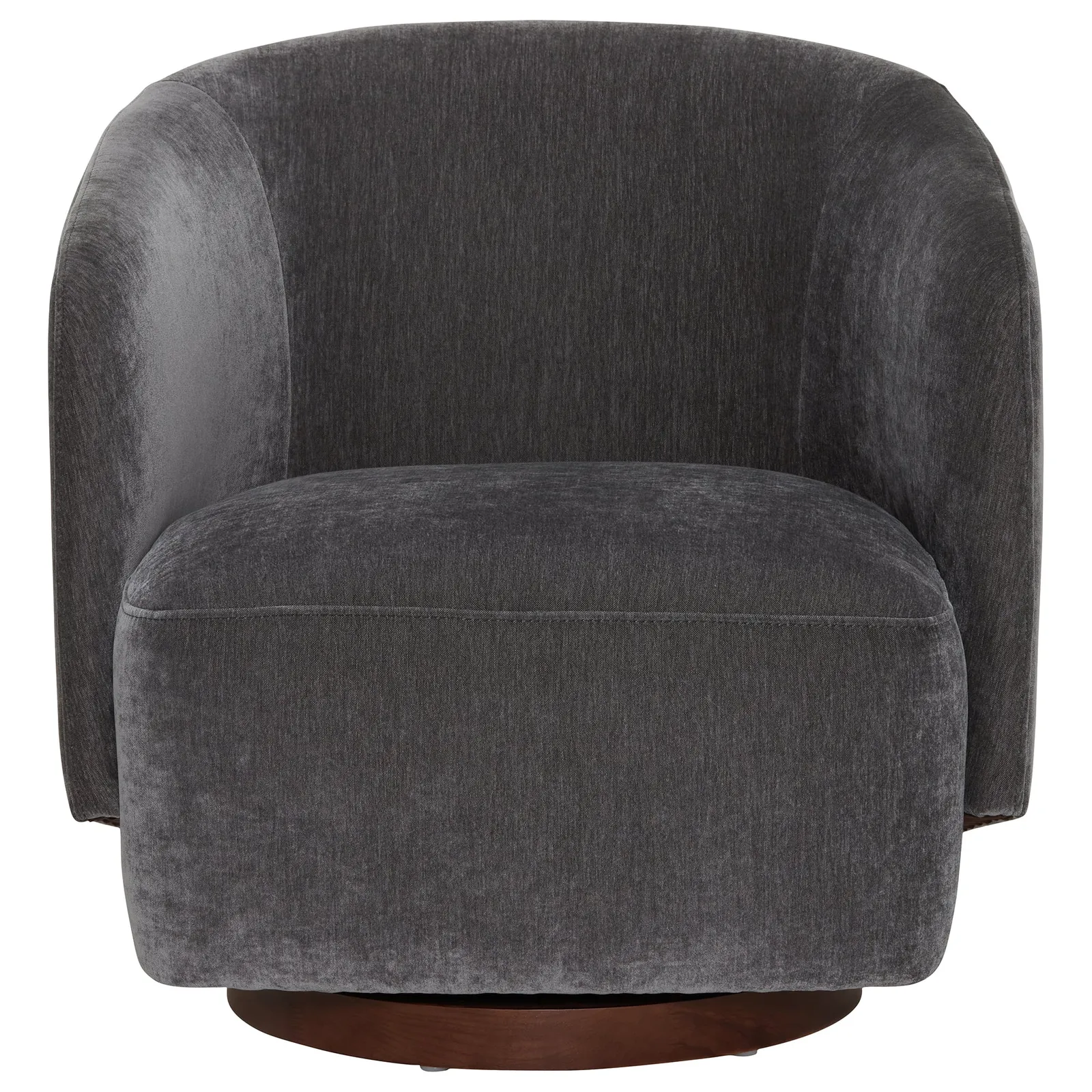 Pellaro Swivel Armchair, Grey Fabric | Barker & Stonehouse 3