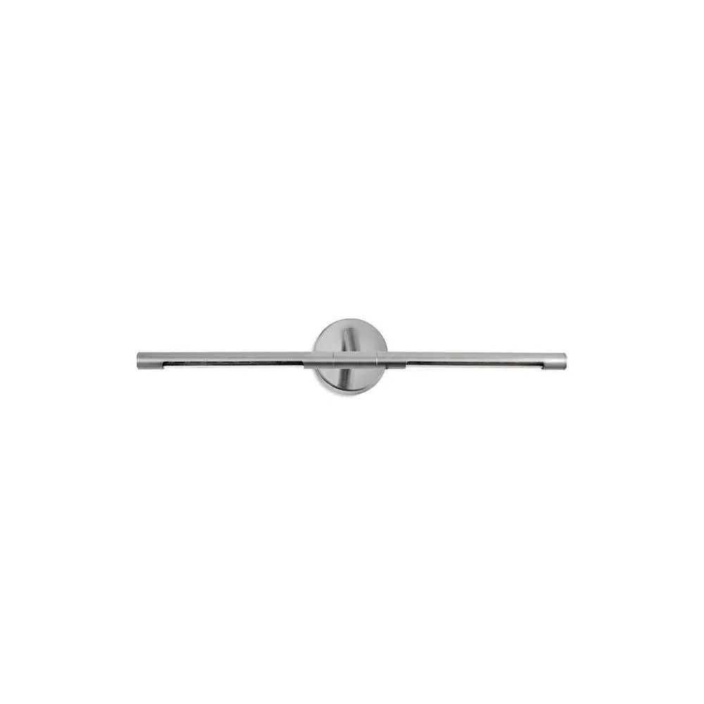 Netlighting Siena LED Medium Picture Wall Light Satin Nickel Special Offer in Grey