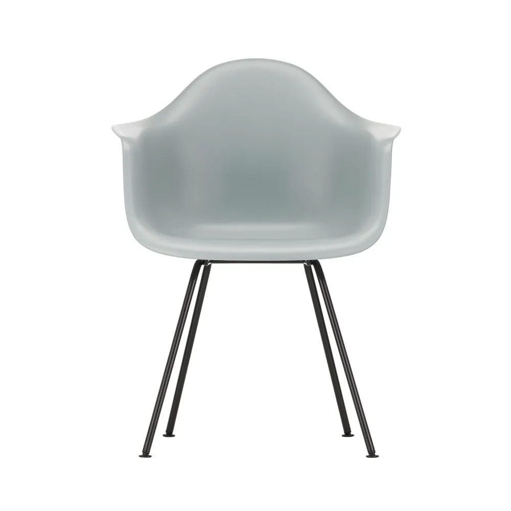 Vitra Eames DAX Armchair New Height Light Grey Basic Dark Powder Coated Base 3