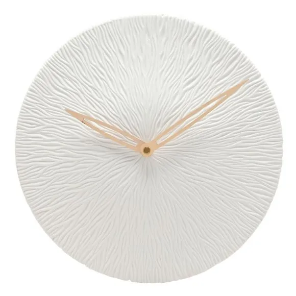 Interval Textured Porcelain Wall Clock 2