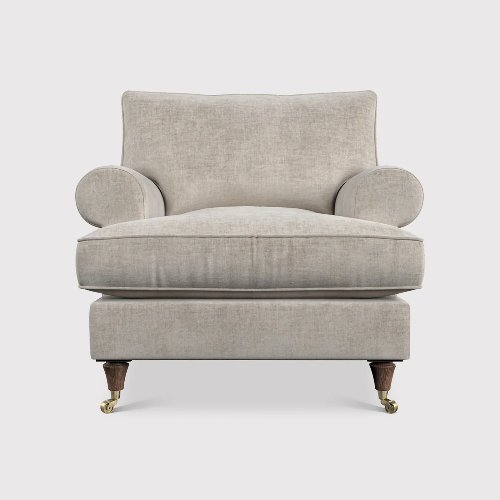 English Heritage Finch Accent Armchair, Neutral Fabric | Barker & Stonehouse 1
