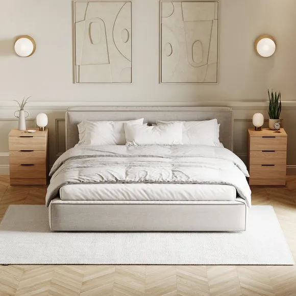 Hayes Set of 2 3 Drawer Bedside Tables 2