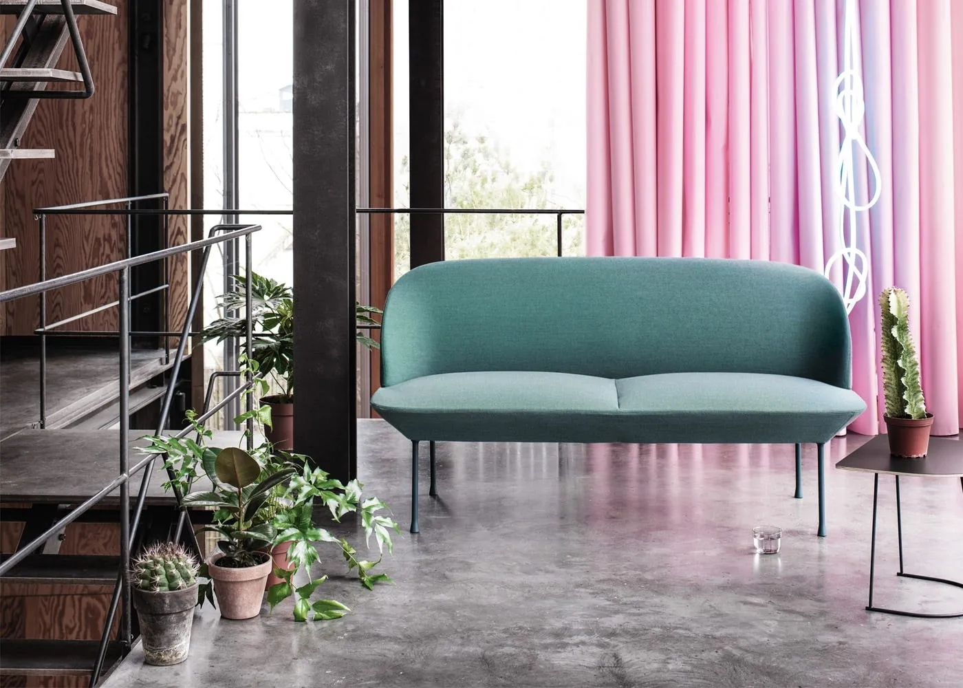 Muuto Oslo 2 Seater Sofa Steelcut 160 Grey 3