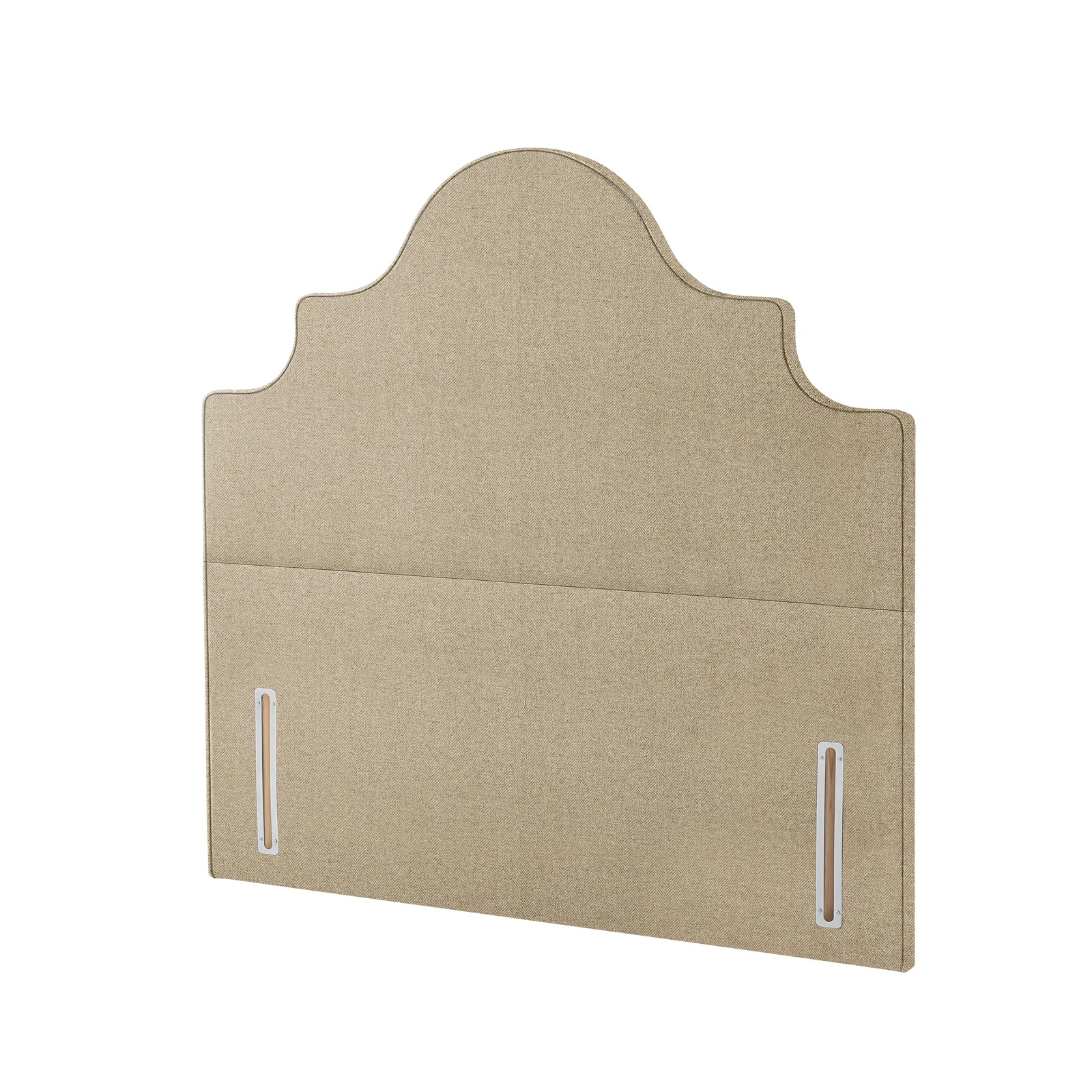 Premium Mantel Headboard, Double - Herringbone Cotton