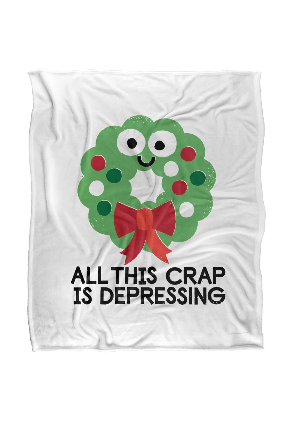David Olenick Hoho Hopeless Silky Touch Super Soft Throw Blanket 152 X 127 cm in White