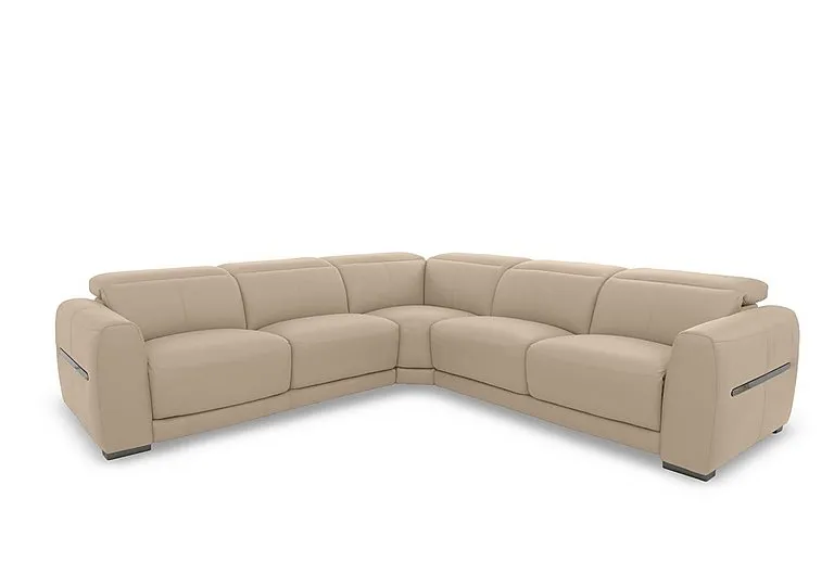 Edison Large Leather Corner Sofa