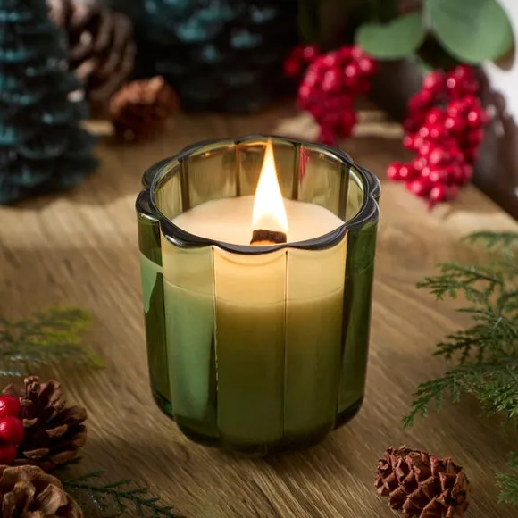 Winter Thyme Woodwick Candle