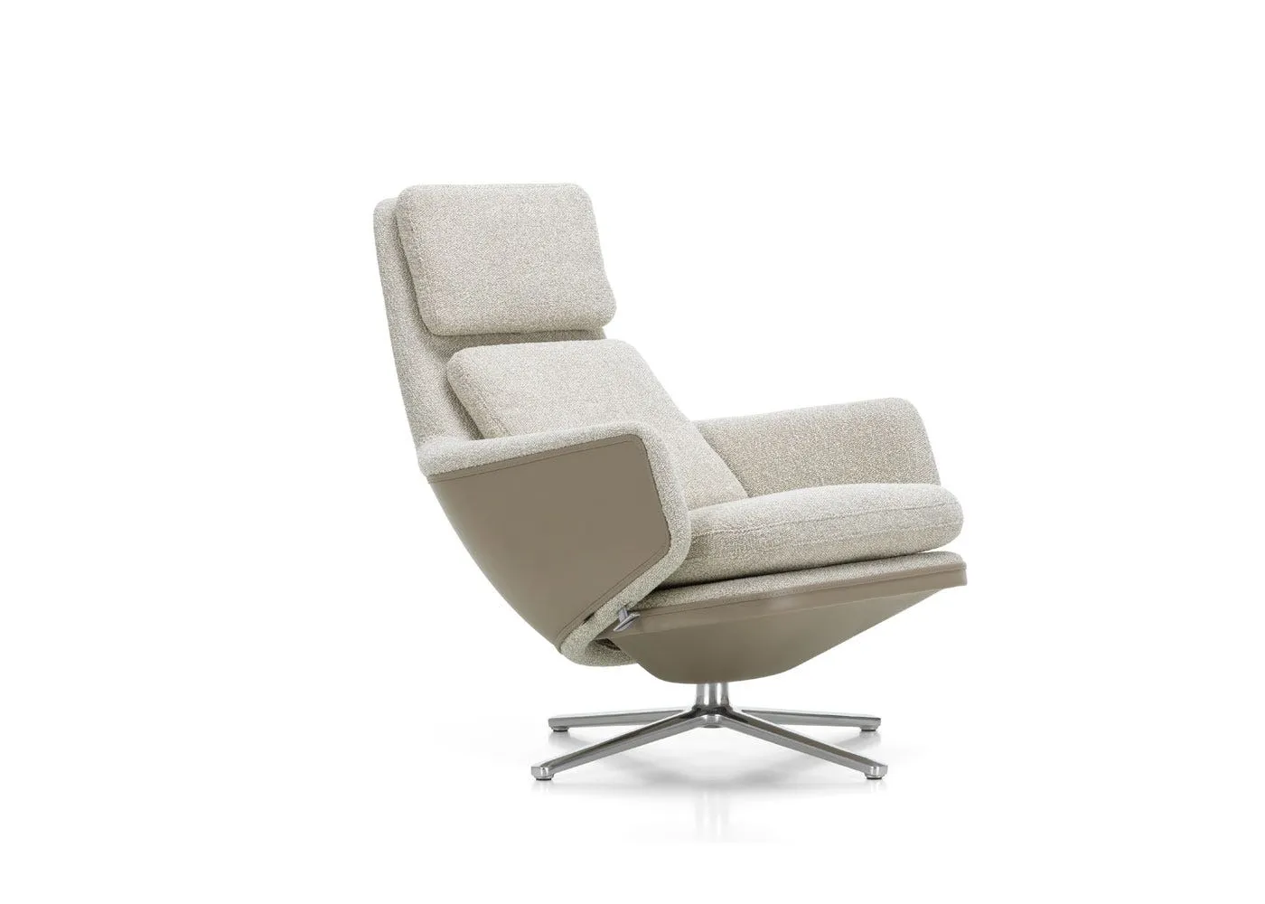 Vitra Grand Relax Lounge Chair Nubia 05 Creme Sand