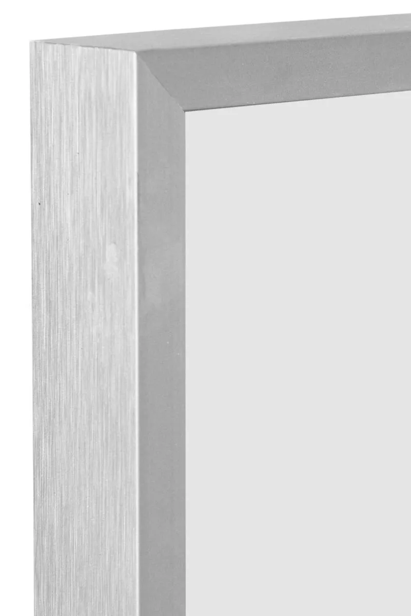 MirrorOutlet Silver Aluminium Edged Wall Leaner Mirror 68" X 33" (174 X 85CM) 6