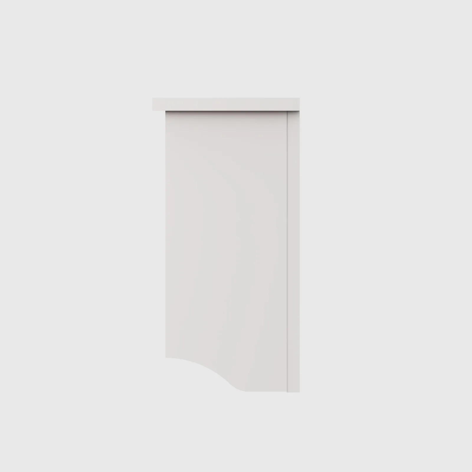 GFW Kempton Wall Rack in White 3