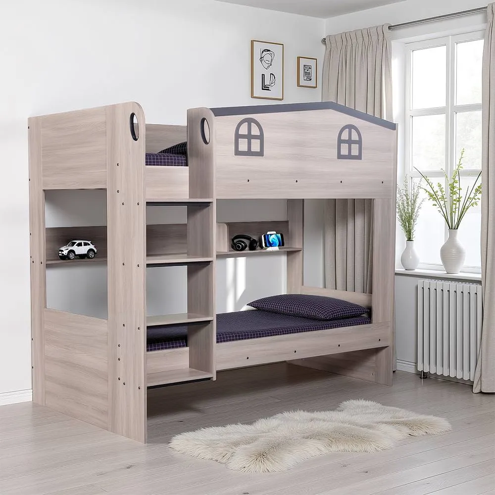 Seconique Hector Bunk Bed in Grey