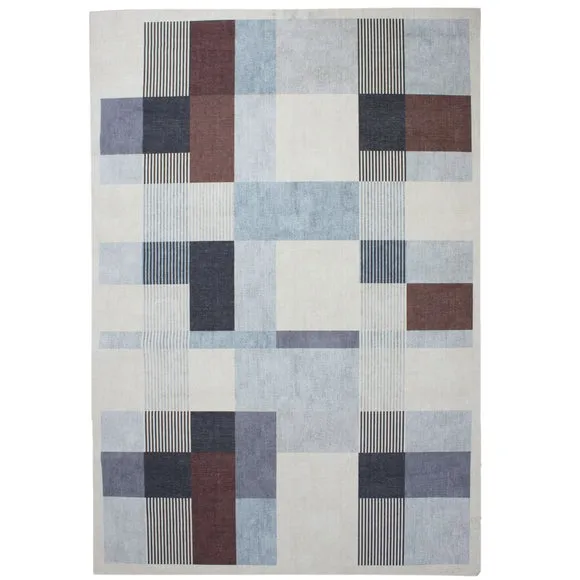 Regalis Geometric Washable Rug 5